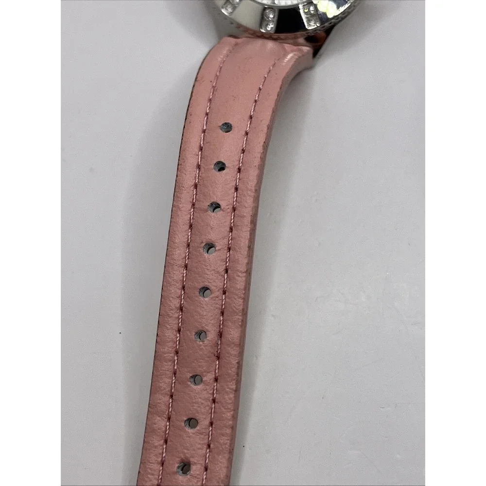 Indianapolis Colts Women's‎ Watch Game Time NFL Pink Leather Band- New Battery